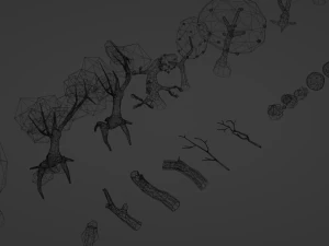 Pacote de recursos da vila Modelo 3D