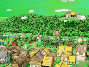 Slavic town 3Dモデル