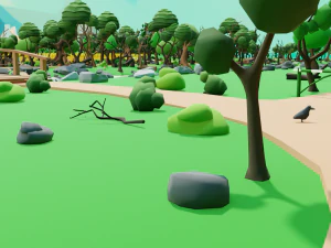 Slavic town 3D Model