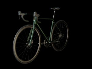 Green roadbike Modèle 3D