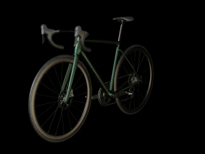 Green roadbike 3D Model