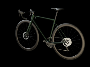 Green roadbike Modèle 3D