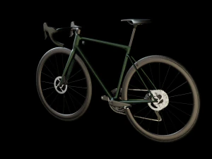 Green roadbike 3D Model