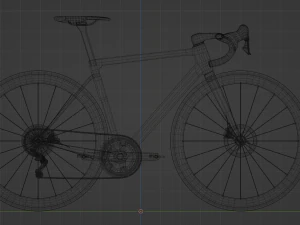 Green roadbike 3D Model