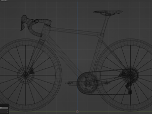 Green roadbike Modèle 3D