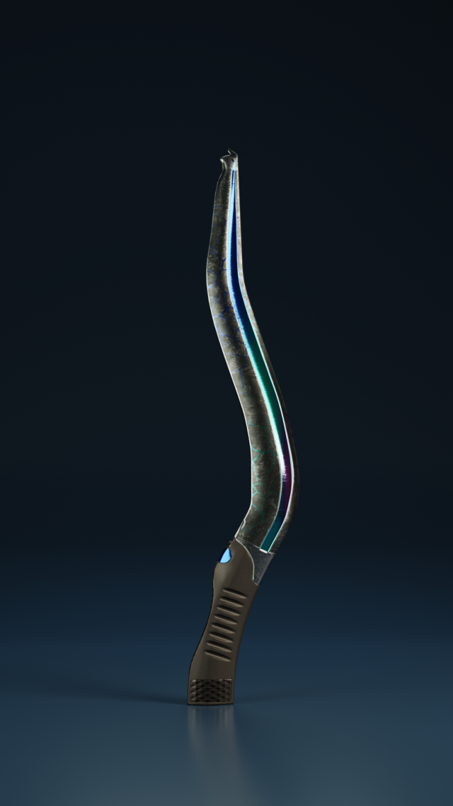 Sci-Fi Sword 3D-Modell .c4d .max .obj .3ds .fbx .stl .blend 