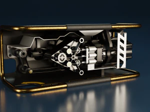 Generator prądu science-fiction &ndash; pudełko 1 Model 3D