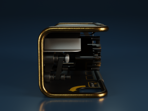 Sci-Fi Power Generator - box1 3D Модель