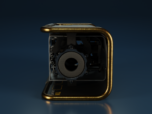 Sci-Fi Power Generator - box1 3D Модель