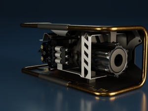 Sci-Fi Power Generator - box1 3D Модель