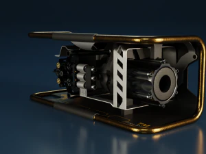 Sci-Fi Power Generator - box1 3D Model