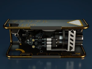Sci-Fi Power Generator - box1 3D Model
