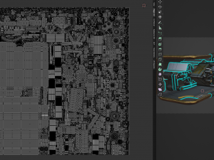 Sci-Fi Power Generator - box1 3D Модель