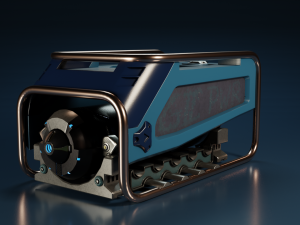 Sci-Fi Power Generator - box2 Model 3D