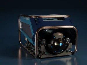 Sci-Fi Power Generator - box2 3D Model