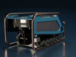 Sci-Fi Power Generator - box2 3D Model