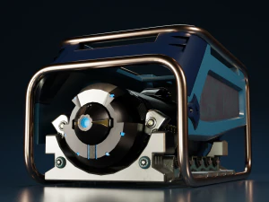 Sci-Fi Power Generator - box2 3D Model