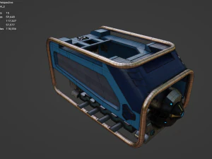 Sci-Fi Power Generator - box2 3D Model