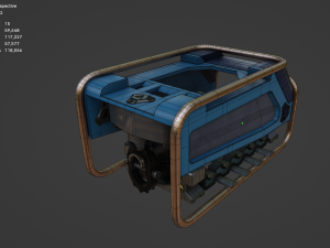 Sci-Fi Power Generator - box2 3D मॉडल