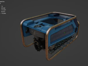 Sci-Fi Power Generator - box2 3D Model