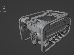 Sci-Fi Power Generator - box2 3D मॉडल