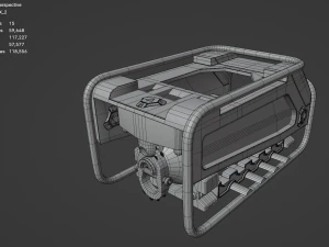 Sci-Fi Power Generator - box2 3D Model