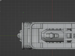 Sci-Fi Power Generator - box2 3D Model