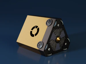 Triangular Sci-Fi Power Generator 3D Model