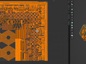 Triangular Sci-Fi Power Generator Modèle 3D