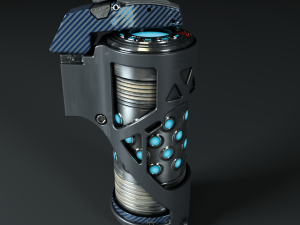 Sci-fi grenede 3Dモデル