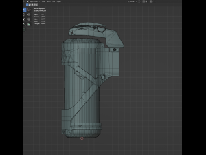 Sci-fi grenede 3Dモデル