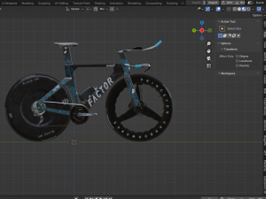 Factor Hanzo time trial bike 3D Модель