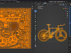 Factor Hanzo time trial bike 3D Модель