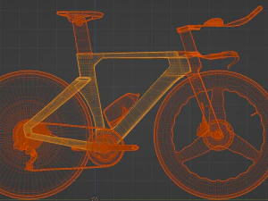 Factor Hanzo time trial bike 3D Model