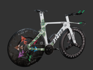 Factor Hanzo time trial bike 3D Model
