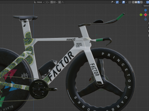 Factor Hanzo time trial bike 3D Model