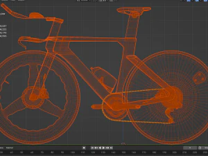 Factor Hanzo time trial bike 3D Model