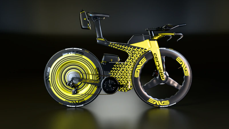 Cervelo P5x 3D Model .c4d .max .obj .3ds .fbx .stl .blend 