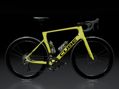 Cube Agree C62 Race Flashlimenblack 2025 roadbike 3D Модель