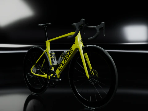 Cube Agree C62 Race Flashlimenblack 2025 roadbike 3D Model