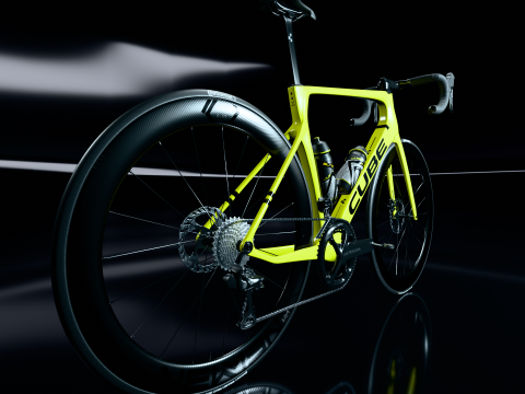 Cube Agree C62 Race Flashlimenblack 2025 roadbike 3Dモデル