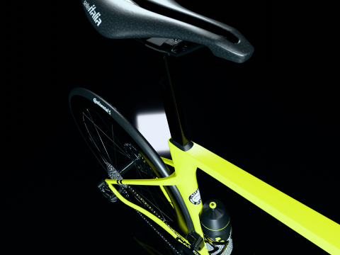 Cube Agree C62 Race Flashlimenblack 2025 roadbike 3Dモデル
