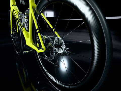 Cube Agree C62 Race Flashlimenblack 2025 roadbike 3Dモデル
