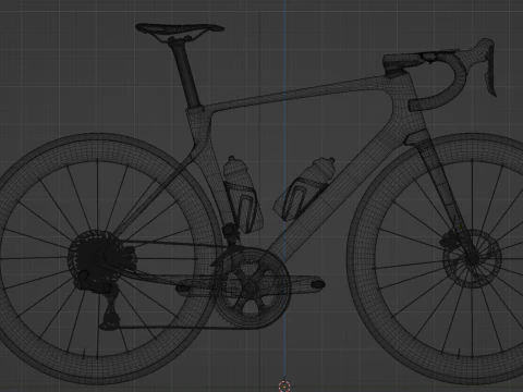 Cube Agree C62 Race Flashlimenblack 2025 roadbike 3D Model