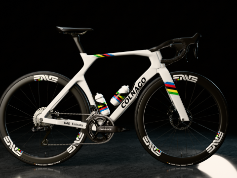 COLNAGO Y1Rs roadbike rainbow Tadej Pogacar edition GOAT 3D Model