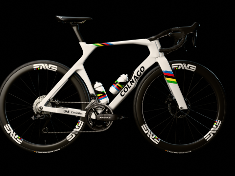 COLNAGO Y1Rs roadbike rainbow Tadej Pogacar edition GOAT 3D Модель