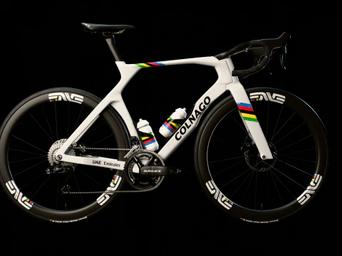 Bicicleta de carretera COLNAGO Y1Rs arco&iacute;ris edici&oacute;n Tadej Pogacar GOAT Modelo 3D