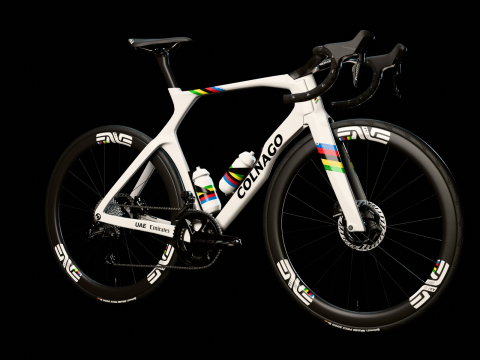 COLNAGO Y1Rs roadbike rainbow Tadej Pogacar edition GOAT 3D Модель