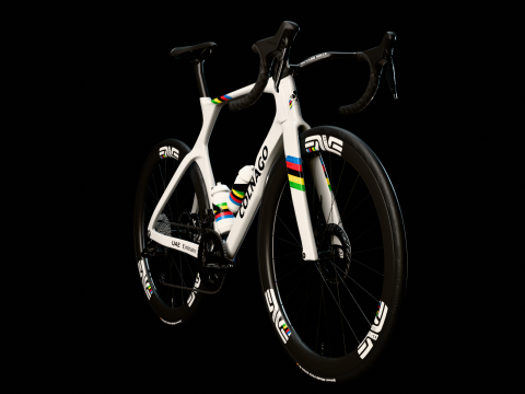 COLNAGO Y1Rs roadbike rainbow Tadej Pogacar edition GOAT 3D Модель