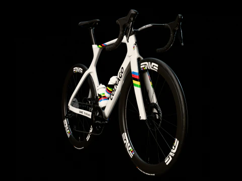 Bicicleta de carretera COLNAGO Y1Rs arco&iacute;ris edici&oacute;n Tadej Pogacar GOAT Modelo 3D